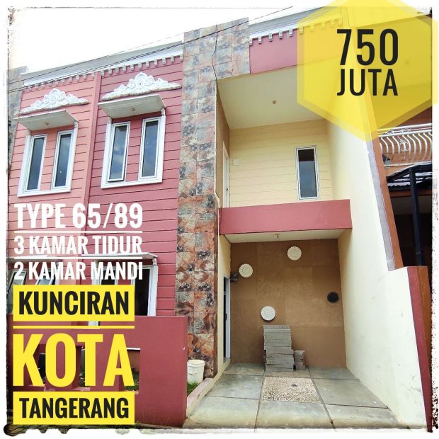 Rumah Cluster Baru Di Kunciran Tanggerang Kota