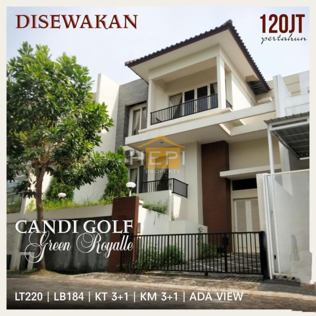 Disewakan Rumah Graha Candi Golf Semarang