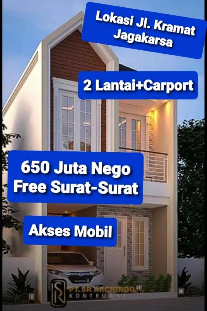 Meter Ke Jl Moh Kahfi Ii Rumah Cluster Lantai Akses Mobil Nego