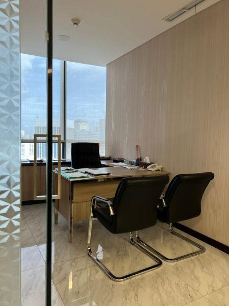 Sewa Kantor 318 M2 Siap Huni Di Treasury Tower District 8 SCBD Nego