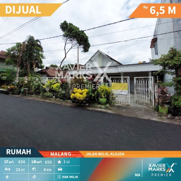 Dijual Rumah Siap Huni Di Jl Wilis Klojen Malang