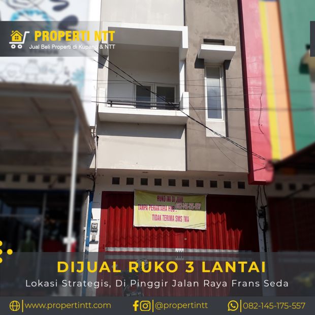 Dijual Ruko Lantai Murah Lokasi Strategis Kota Kupang Ntt