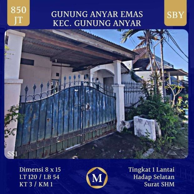 Dijual Hitung Tanah Gunung Anyar Emas Surabaya Timur Shm Nego Murah