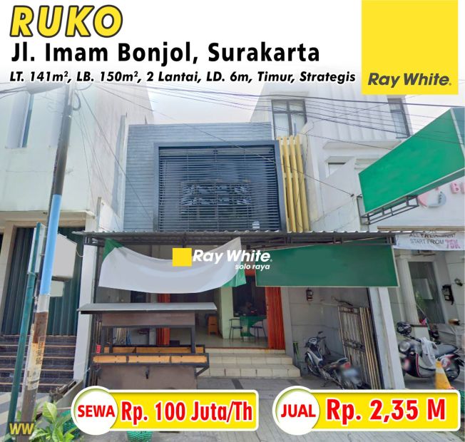 Ruko Jl Imam Bonjol Surakarta