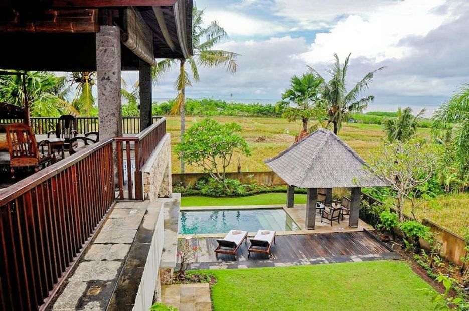 Villa Di Kedungu Tabanan View Sawah Dan Laut