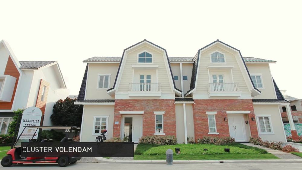 Villa Di Komplek Medan Resort City Cluster Volendam