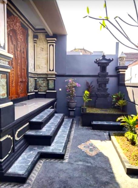 Di Jual Rumah Style Bali Tepi Sawah Batubulan