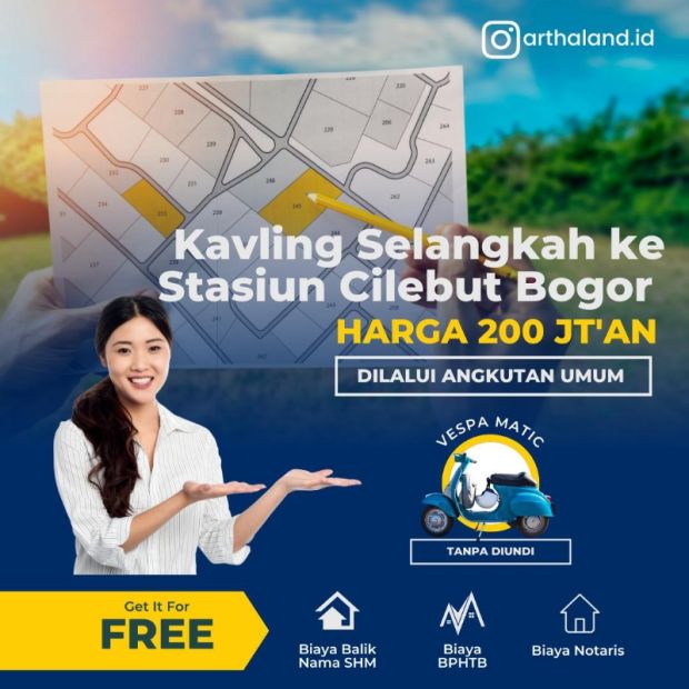 Penawaran Terbatas Beli Tanah Kavling Shm Free Motor Matic Bebas Dp