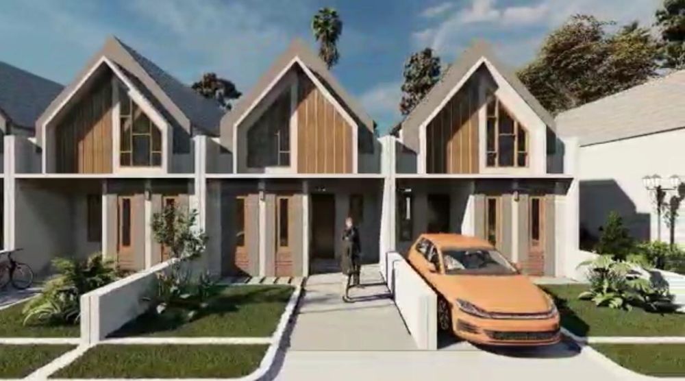 Rumah Konsep Scandinavian Desain Eropa Jt An Dekat Jalan Nangsri