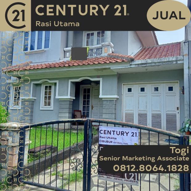 Dijual Rumah Lantai Di Legenda Wisata Cibubur