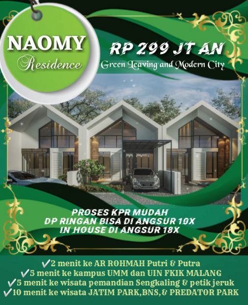 Naomy Residence Hunian Eksklusif Green Living Modern