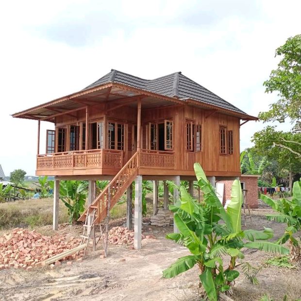 Rumah Kayu Bongkar Pasang Dengan Berbagai Jenis Dan Desain Free Ongkir