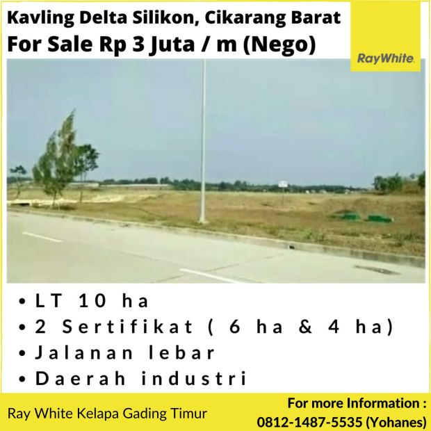 Kavling Delta Silikon Cikarang Barat