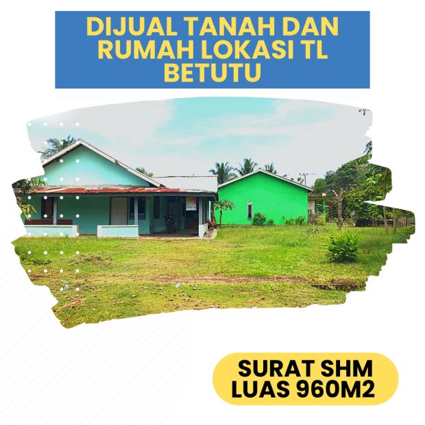 Dijual Tanah Beserta Rumah Lokasi Tl Betutu Palembang