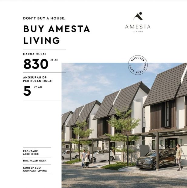 Hunian Modern Konsep Eco Living Amesta Living Wiguna