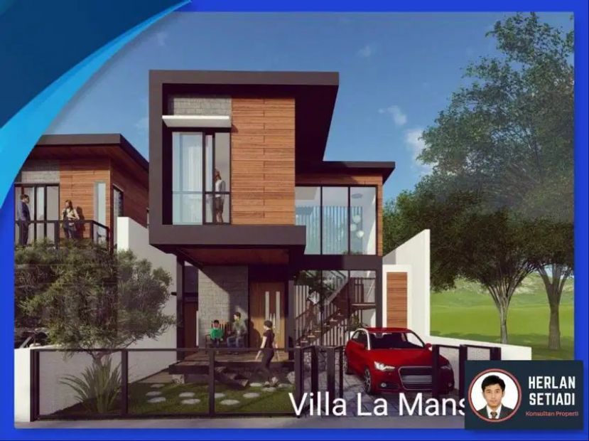 Rumah Nuansa Villa 20mnt Upi Setiabudi Lembang Bandung Utara Cihideung