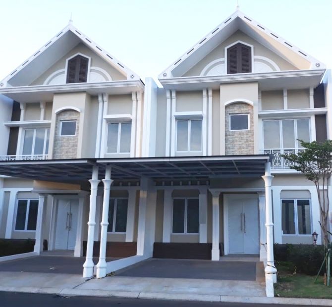 Rumah 2lantai Luas 8x15 Type 3KT DiCluster Thames JGC Jakarta Garden City