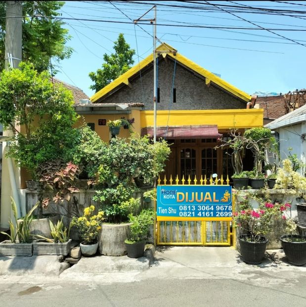 Rumah Lantai Dekat Daerah Pacar Keling Tambak Sari Surabaya Shm