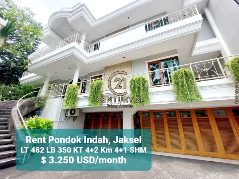 Rumah Mewah Hook Ada Swimming Pool Siap Huni Di Pondok Indah