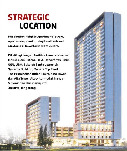 Apartemen Ready Paddington Di Alam Sutera