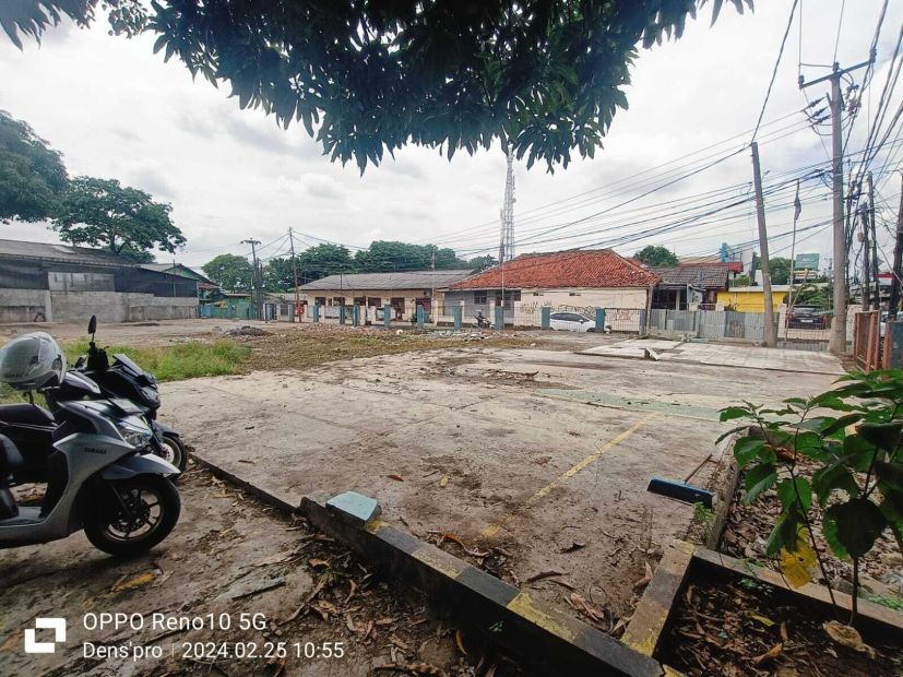 Disewakan Tanah Lahan Kosong Hook Startegis Pinggir Jalan Di Bekasi