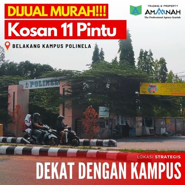 Di Jual Murah Rumah Kos Kosan Kampus Polinela Rajabasa Jaya Promo