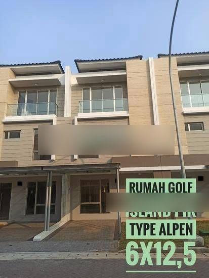 Dijual Disewakan Rumah Golf Island 6x12 5 Rapi Siap Huni 3 Lantai