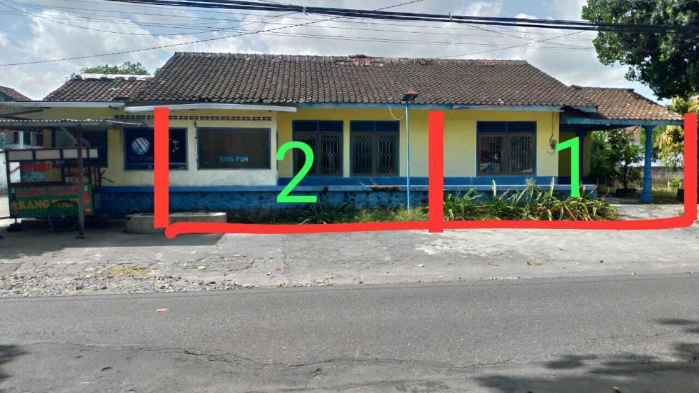 Kode TP 4070 Tanah Pekarangan Bonus Rumah Sederhana Di Sleman Yogya