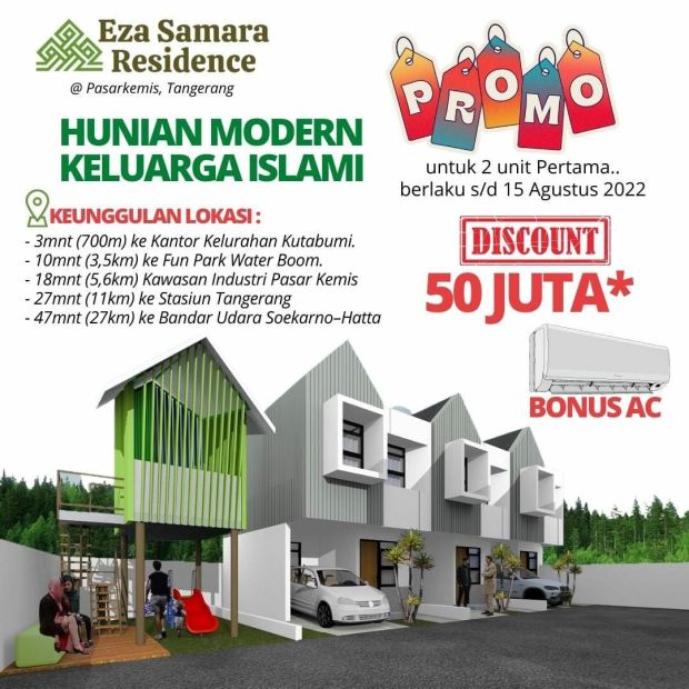 Rumah Dijual Di Kotabumi Tangerang Rumah Baru 2 Lantai 500 Jtaan