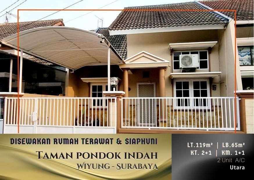 Rumah Taman Pondok Indah Wiyung Surabaya Hommy Cosy