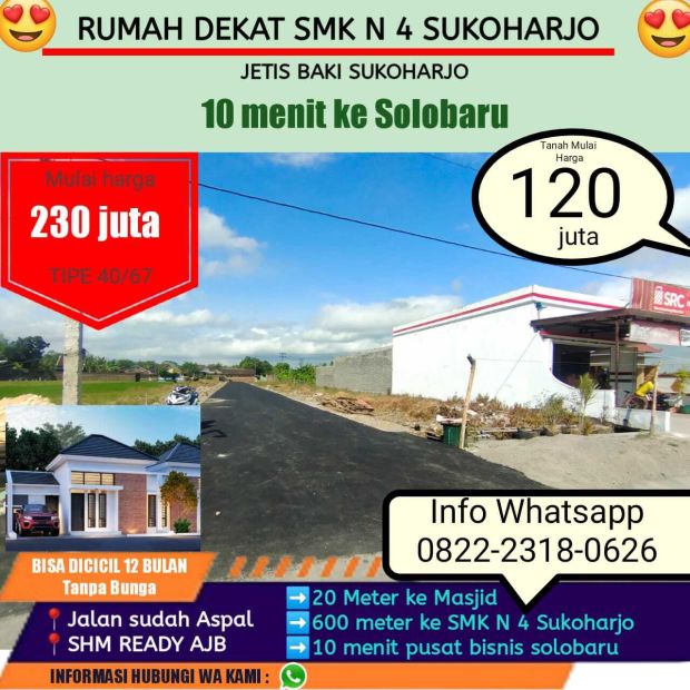 Rumah Baki Sertifikat Ready Tanah Baki Sertifikat Ready Kavling Baki O