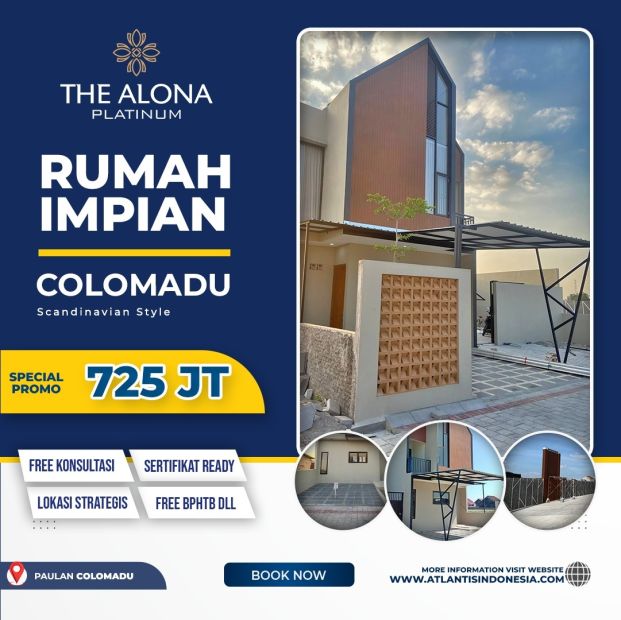 RUMAH SCANDINAVIA DI COLOMADU SELANGKAH DARI KOTA SOLO