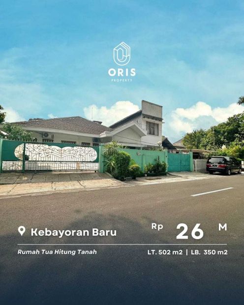 For Sale Kebayoran Baru Lokasi Prime Jln Lebar Rumah Tua Hitung Tanah