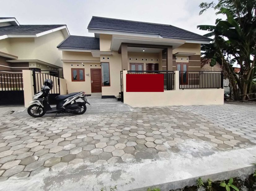 Dijual Murah Rumah Minimalis Modern Baru View Sawah Di Jalan Godean