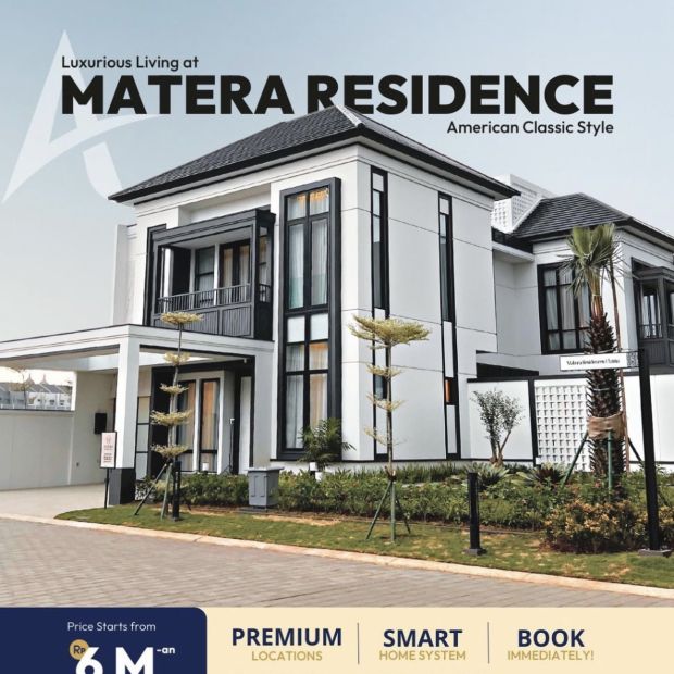 Rumah Mewah Matera Residences Gading Serpong Full Marmer