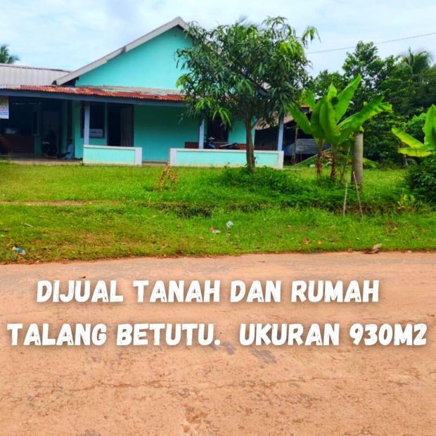 Dijual Tanah Beserta Bangunan Lokasi Tl Betutu Palembang