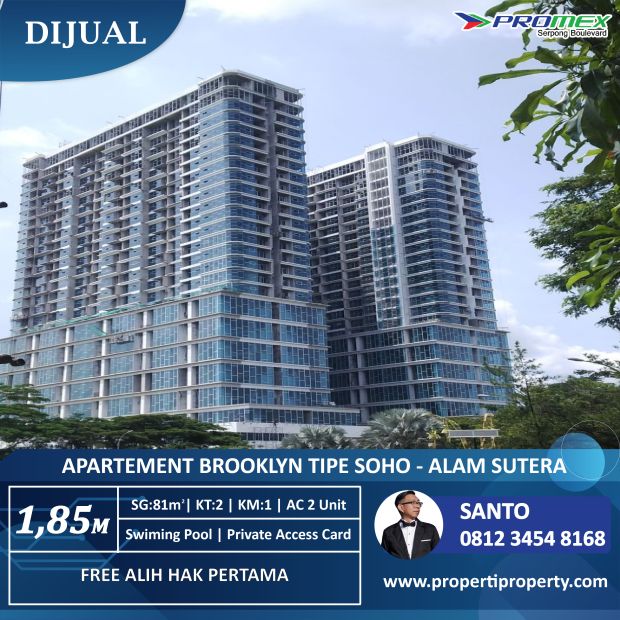 Apartement Brooklyn Tipe Soho Alam Sutera