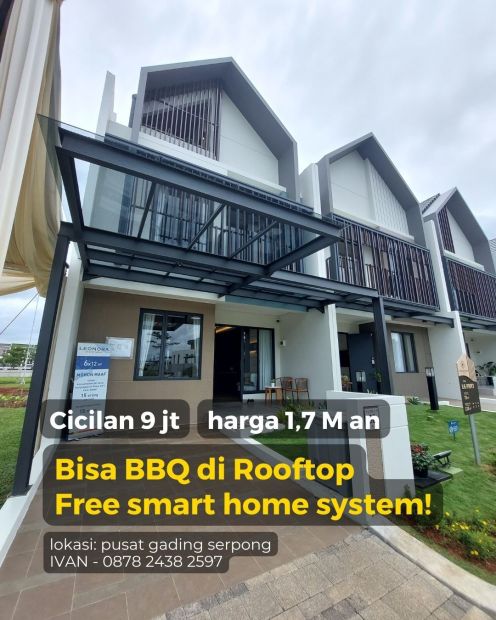 Dijual Rumah Cluster Leonora Summarecon Serpong Tipe X