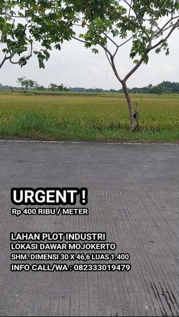 Lahan Plot Industri Mojokerto