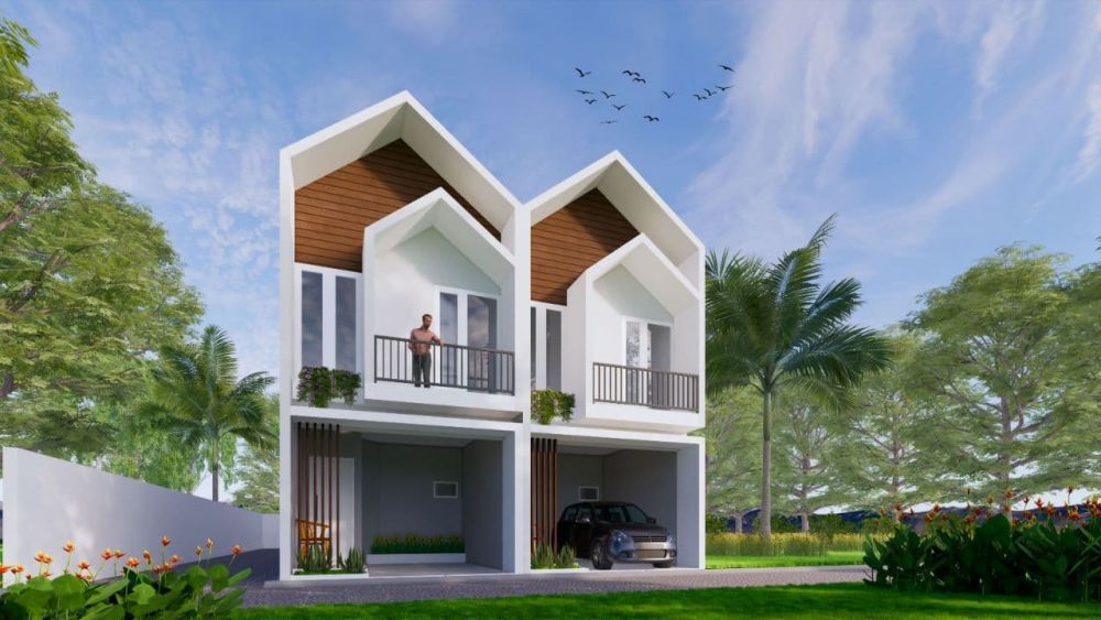 Rumah Modern Minimalis 2 Lantai Harga 500 Jutaan Di Surabaya Timur