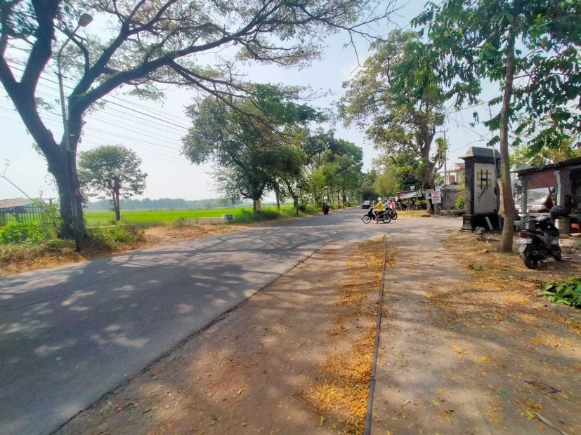 Dijual Tanah Pinggir Jalan Raya Takeran Magetan Lebar Depan 15 M