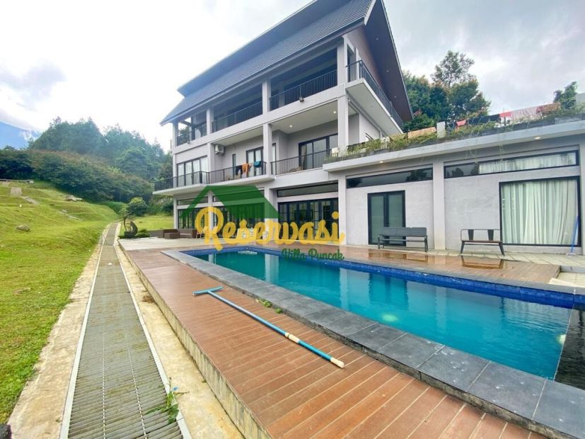 Villa Mewah Di Puncak View Pegunungan Villa Ajior Puncak Bogor