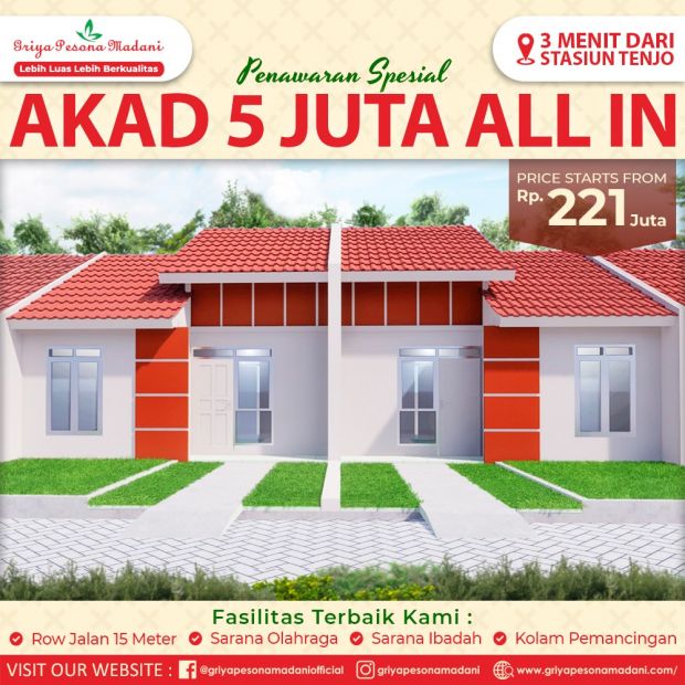 Impian Punya Rumah Saat Ini Bisa Terwujud Cukup Dp Jt All In