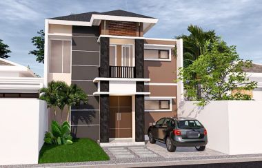 RUMAH CANTIK MINIMALIS MODERN DALAM PERUMAHAN LOKASI DI GODEAN TEPATNYA