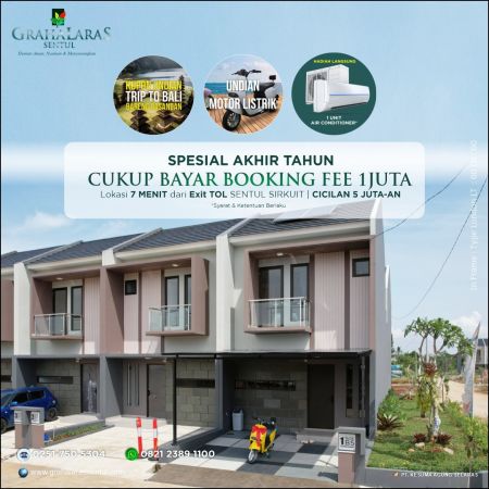 Rumah Di Graha Laras Sentul Cukup Juta All In