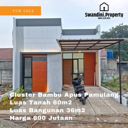 Miliki Rumah Dalam Cluster Di Bambu Apus Pamulang