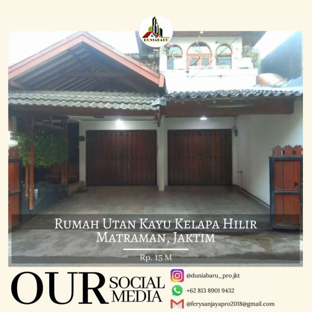 Rumah Utan Kayu Kelapa Hilir Matraman