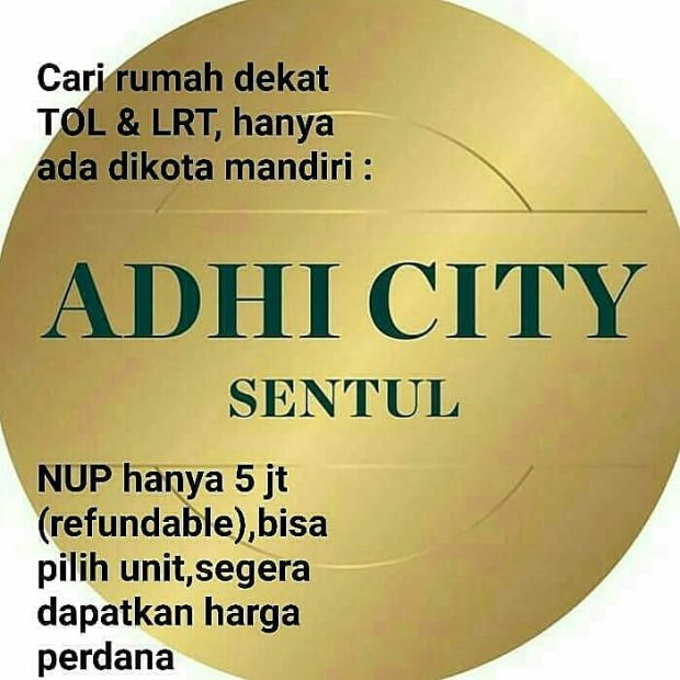 Rumah di kota mandiri Adhi City Sentul Bogor