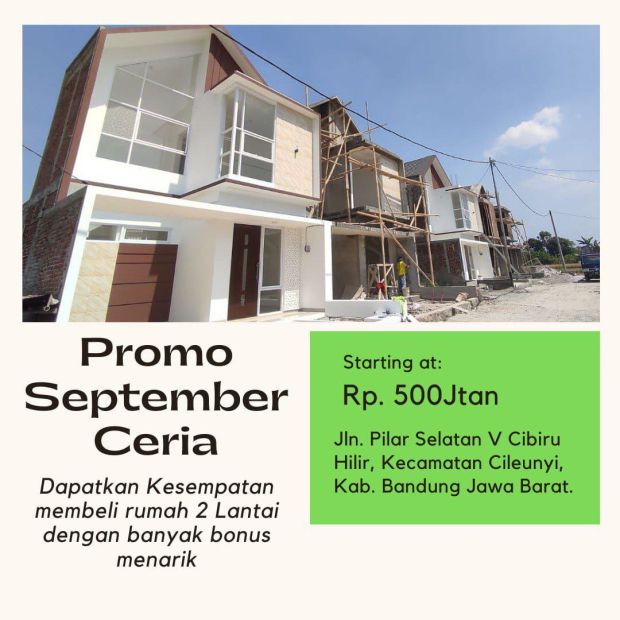 1 Unit Terakhir Rumah Syariah 2lt Hanya 500jtan Exclusive Di Cibiru 