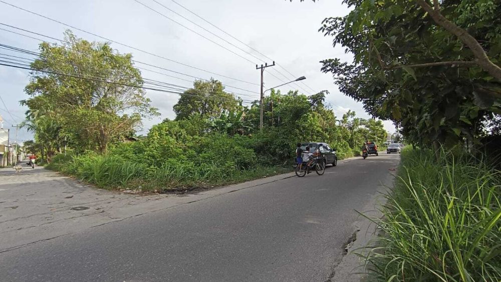 Tanah Kapling Tapak Ruko Rajawali Sakti Panam Tepi Jalan Aspal